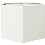  Vrtna sadilica bijela šesterokutna 69x60x45 cm čelična | Eponuda.ba