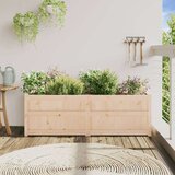  Vrtno cvetlično korito 150x50x50 cm trdna borovina | Shoptok.si