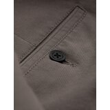 Ombre Classic men's chino pants with fine texture - dark beige | Shoptok.si
