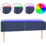  LED uzglavlje plavo 203x16x78/88 cm od tkanine | shoptok.hr