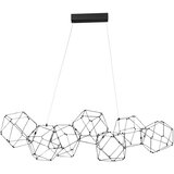 Nova Luce Crna LED viseća svjetiljka aluminijska Nebula – | shoptok.hr