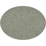 ZicZac Placemat prtiček Troja Charcoal 45x33cm / ovalen / umetno usnje, (5000200001) | Shoptok.si