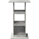 vidaXL Barski stol s prostorom siva boja betona 60x60x102 cm drveni | shoptok.hr
