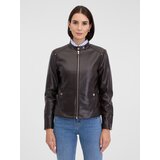 Orsay Dark brown women's faux leather jacket - Women's | shoptok.hr