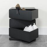 Spinder Design Črna kovinska komoda 37x54,5 cm Joey – | Shoptok.si