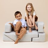 MeowBaby Kremasto korduro penasto igrišče 100x35x40 cm Montessori - | Shoptok.si