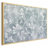  Plakat - Worn Floral Patterns in Muted Turquoises 42x29.7 Zlatni okvir | shoptok.hr