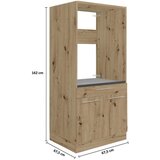 Mömax omara za pralni stroj aileen, barva hrasta | Shoptok.si