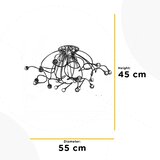  ONLI - Plafonski luster TRILLY 3xE14/6W/230V | Eponuda.com