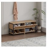 Hanah home cipelarnik inola shoe bench sapphire oak | ePonuda.com