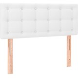  s oprugama i madracem bijeli 100x200 cm od umjetne kože | shoptok.hr
