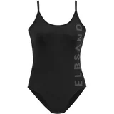 Elbsand Jednodijelni kupaći kostim siva / crna