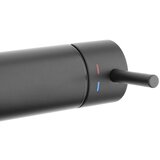 Paffoni LIG168DNO Light stenska armatura za tuš s tuš setom črna | Shoptok.si