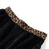  Dječja suknja s uzorkom leoparda na pojasu crna 116 | shoptok.hr