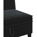  Komplet pohištva za dnevno sobo z blazino 4 pcs Črna Žamet, (5000283119) | Shoptok.si