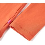  Dječja majica s dugim rukavima tamnonarančasta 116 | shoptok.hr