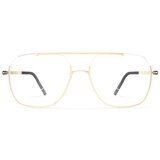  Unisex Dioptrijske naočale Silhouette Dynamic Dawn 5570 55/17 Gold | shoptok.hr