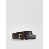 Reserved Kožni remen s kopčom - tamnosmeđe | shoptok.hr