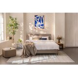 Bonami Selection Tapecirani bračni krevet taupe boje s madracem/letvičastim okvirom 180x200 cm Noira Slim - | shoptok.hr