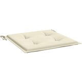 vidaXL jastuci za vrtne stolice 4 kom krem 50 x 50 x 3 cm od tkanine | shoptok.hr