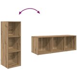  Set TV komoda 72 x 35 x 37 cm Smeđa Konstruirano drvo | shoptok.hr