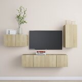 The Living Store Komplet TV omaric 4-delni sonoma hrast iverna plošča - Komplet TV Omaric, (21374511) Cene