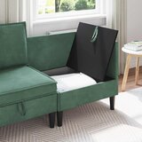 SOFA s pohranom Morska zelena Baršun | shoptok.hr