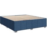  Krevet s oprugama i madracem plavi 200 x 200 cm od tkanine | shoptok.hr