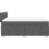  Krevet s oprugama i madracem tamnosivi 140x190 cm od tkanine | shoptok.hr