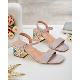 Resti Women's Sandals on a post with crystals Ohvare | shoptok.hr
