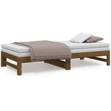  Dnevni ležaj na izvlačenje boja meda 2x(90x190) cm od borovine | shoptok.hr