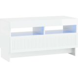 vidaXL LED TV kabinet ALKMAAR 81 x 35 x 43 cm Bijela visokog sjaja - Bijela visokog sjaja | shoptok.hr