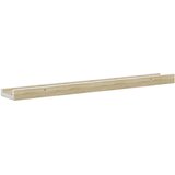  Zidne police 2 kom bijele i boja hrasta sonome 60 x 9 x 3 cm | shoptok.hr