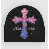 Ninth Hall Leopard Cross Skully Kapa black | Shoptok.si