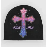 Leopard Cross Skully Kapa black
