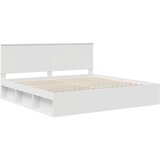  Krevetna konstrukcija Bijelo 200 x 200 cm Čvrsto borovo drvo | shoptok.hr