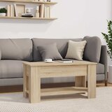  Stolić za kavu boja hrasta 101x49x52 cm konstruirano drvo | Eponuda.ba