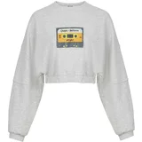 NOCTURNE Sweater majica žuta / siva melange / narančasta / crna
