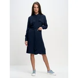 Big Star Woman's Dress 340166 Navy Blue 403