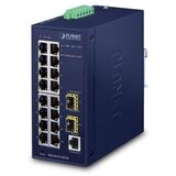 Planet IGS-4215-16T2S network switch Managed L2 /L4 Gigabit Ethernet (10 /100 /1000) Blue | shoptok.hr