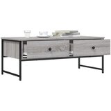  Stolić za kavu boja sivog hrasta 101x49x39,5 konstruirano drvo | shoptok.hr