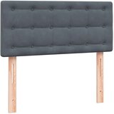 vidaXL Box Spring krevet s madracem tamno sivi 80x210 cm baršun | shoptok.hr