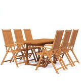  7-dijelni vrtni blagovaonski set od masivnog bagremovog drva 120-170 cm | Eponuda.ba