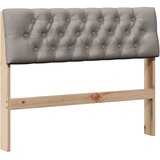  Tapecirani uzglavlje Sivo-smeđa 100 cm Čvrsto borovo drvo | Eponuda.com