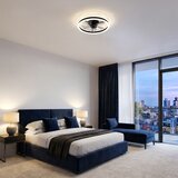 Brilagi prigušiva LED plafonski ventilator LED/62W/230V Ø 50 cm crna + daljinski upravljač | Eponuda.com