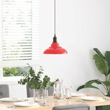 VISILICA podesiva po visini E27 sjaj crvena Ø 31 cm metal | Eponuda.com