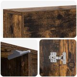  Okvir za kamin Dimljeni hrast 102 x 18 x 100,5 cm | shoptok.hr