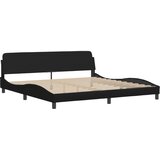  Krevet Viana s madracem crni 200x200 cm od umjetne kože | shoptok.hr