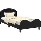 za djecu s uzglavljem Crna 80 x 200 cm Baršun | shoptok.hr