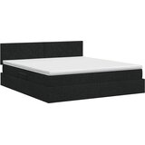  Krevet s madracem i skladištem Crna 180 x 200 cm Baršun | shoptok.hr